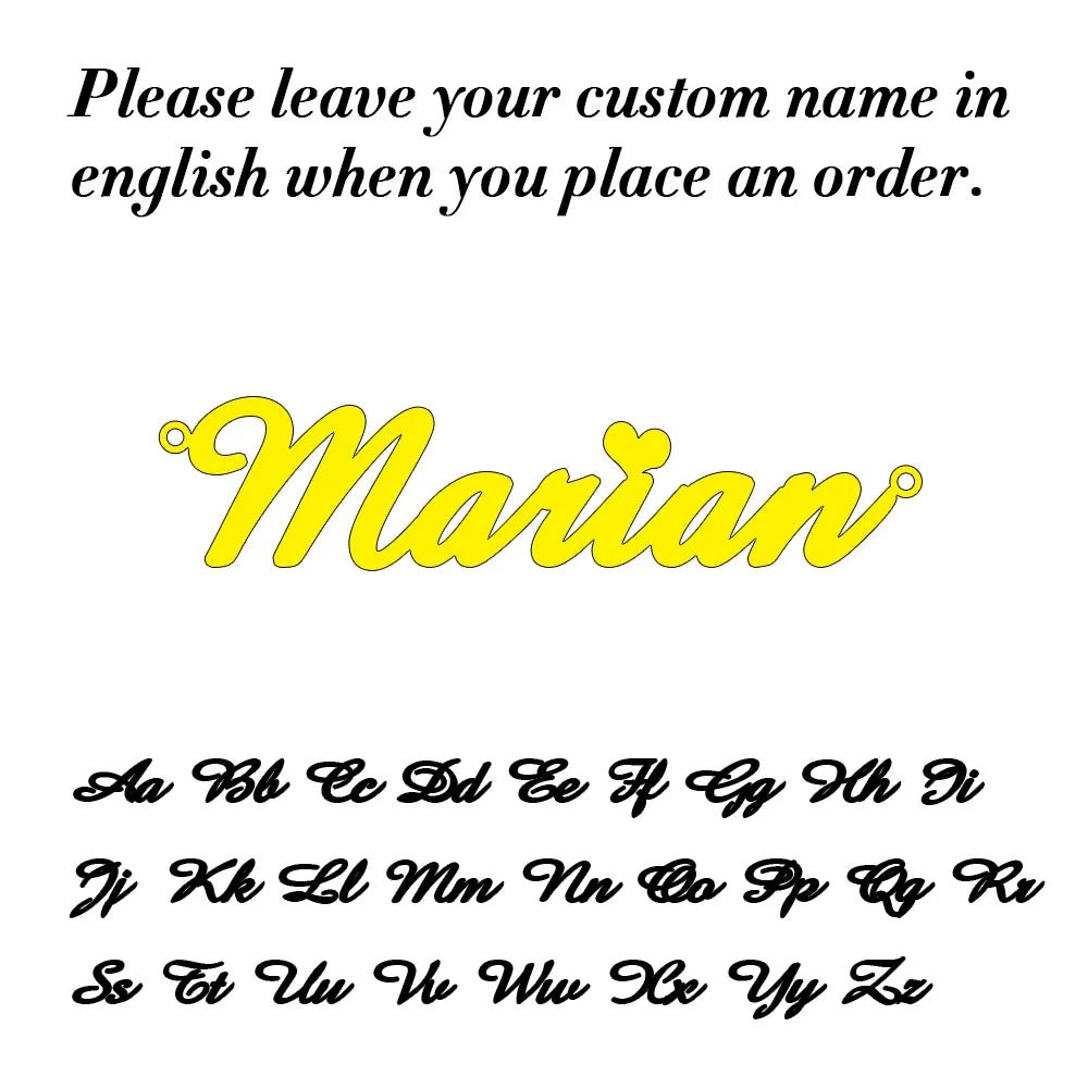 Custom Name Necklace ( See Description)