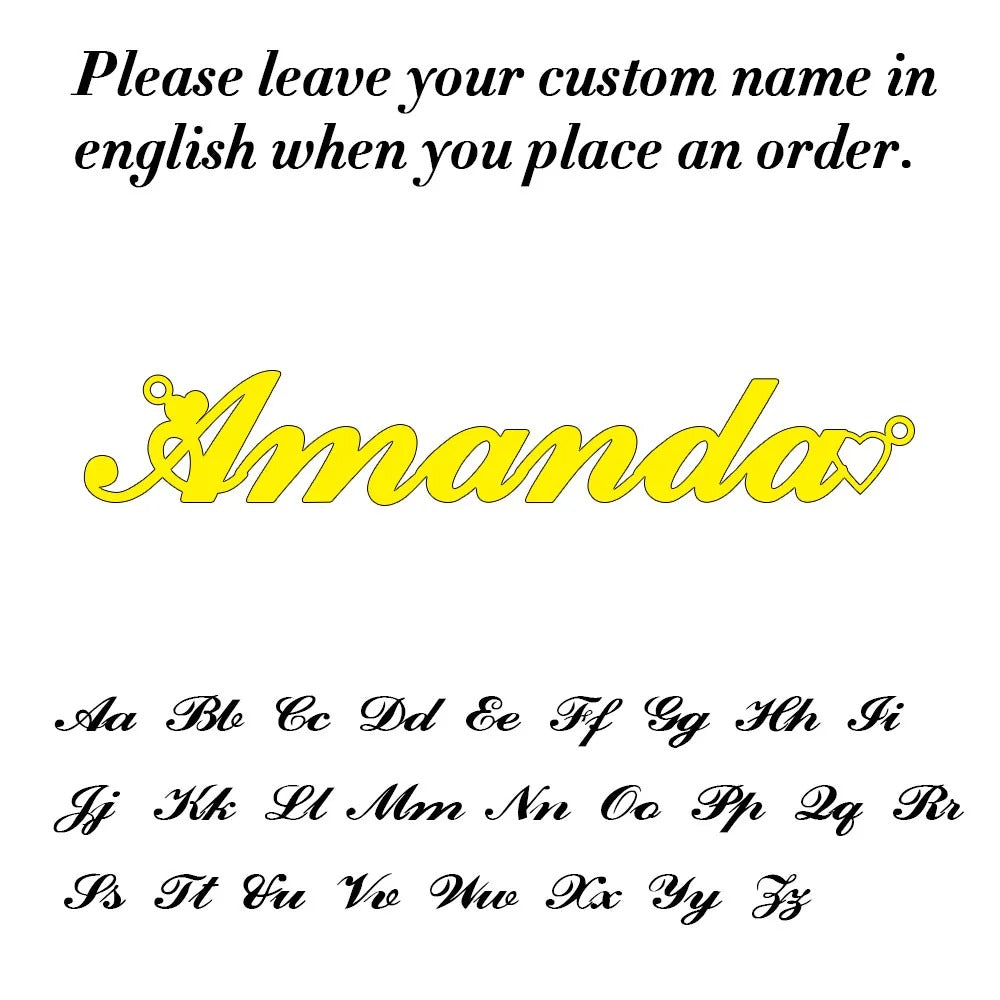 Custom Name Necklace ( See Description)