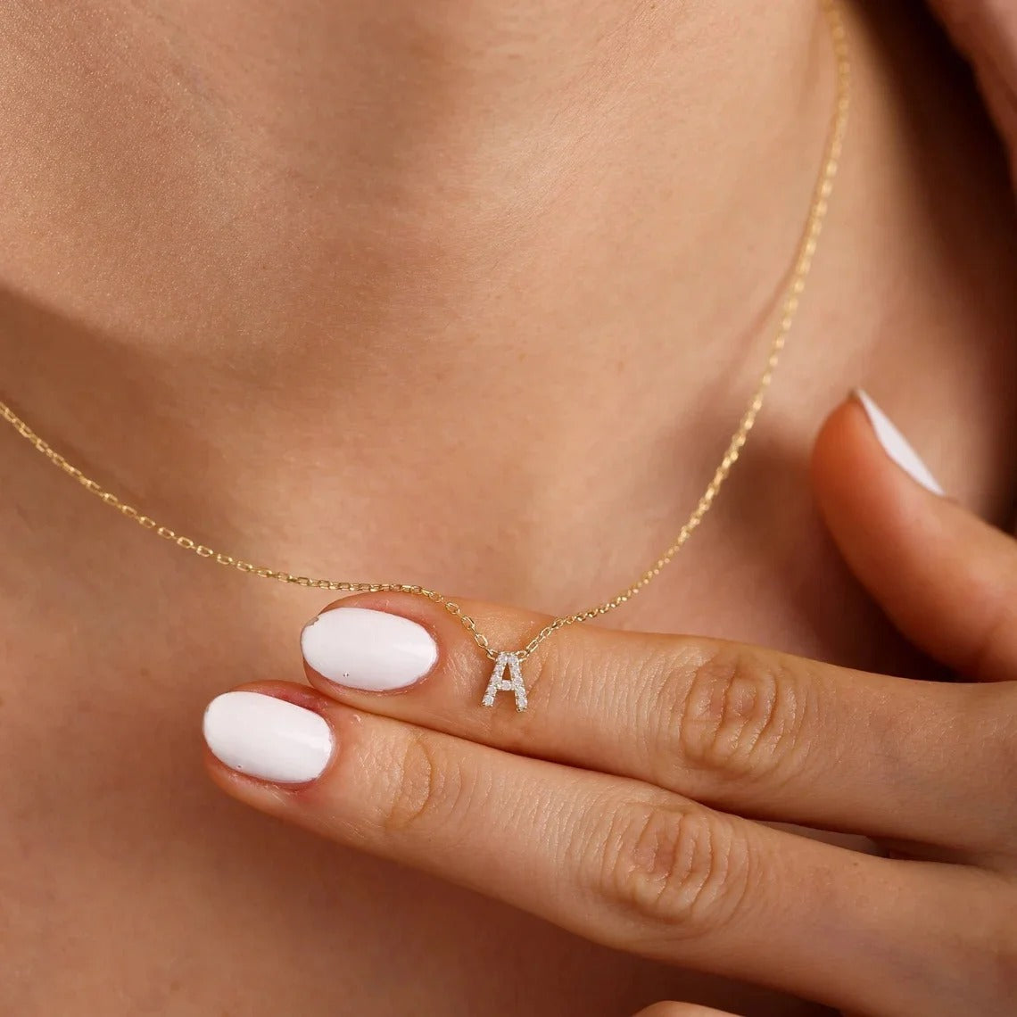 Simple Custom Letter Necklace