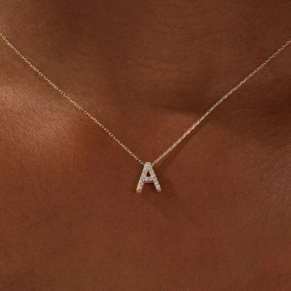 Simple Custom Letter Necklace