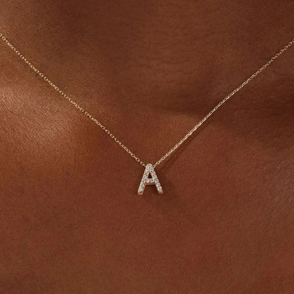 Simple Custom Letter Necklace