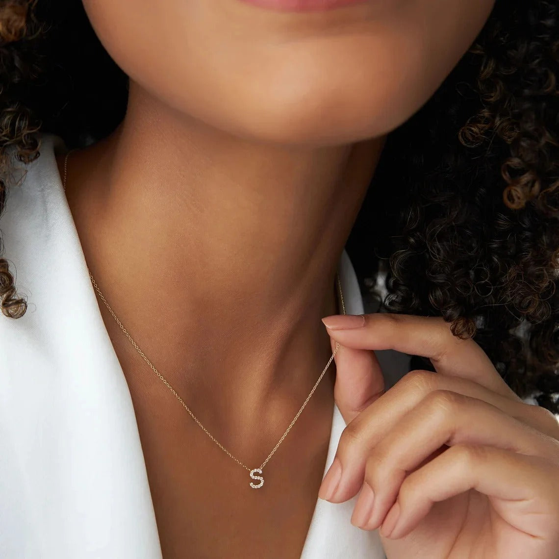 Simple Custom Letter Necklace