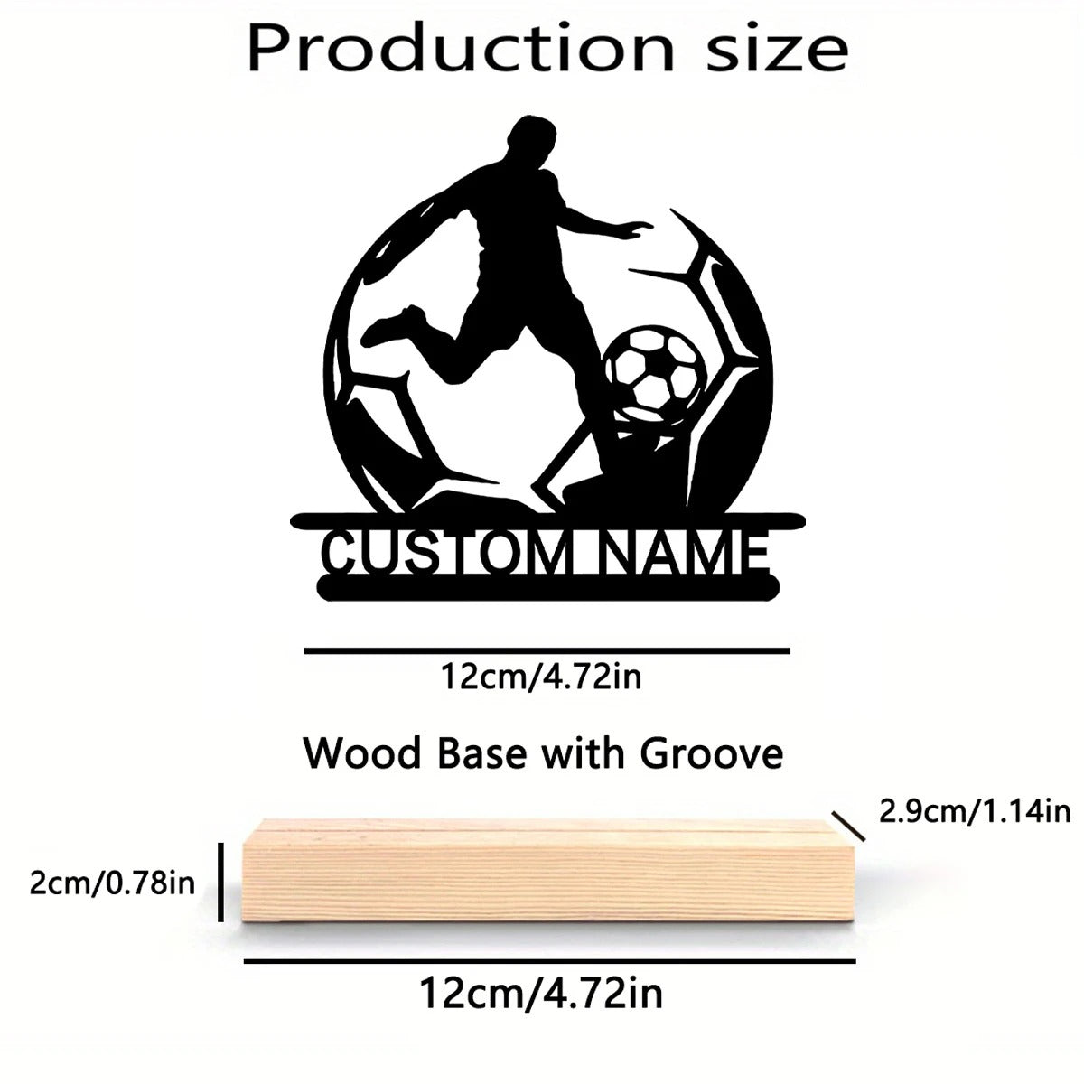 Football Nameplate